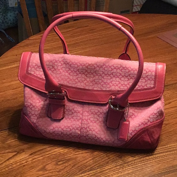 Coach Handbags - Authentic pink Coach bag, very good condition